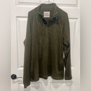 Sonoma Men’s Pullover With Pockets Shirt‎ Size 3XLT 1/4 Snap